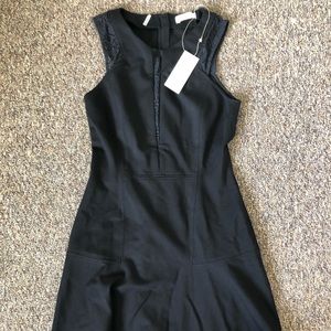 Black Sleeveless Rebecca Taylor Dress Size 8